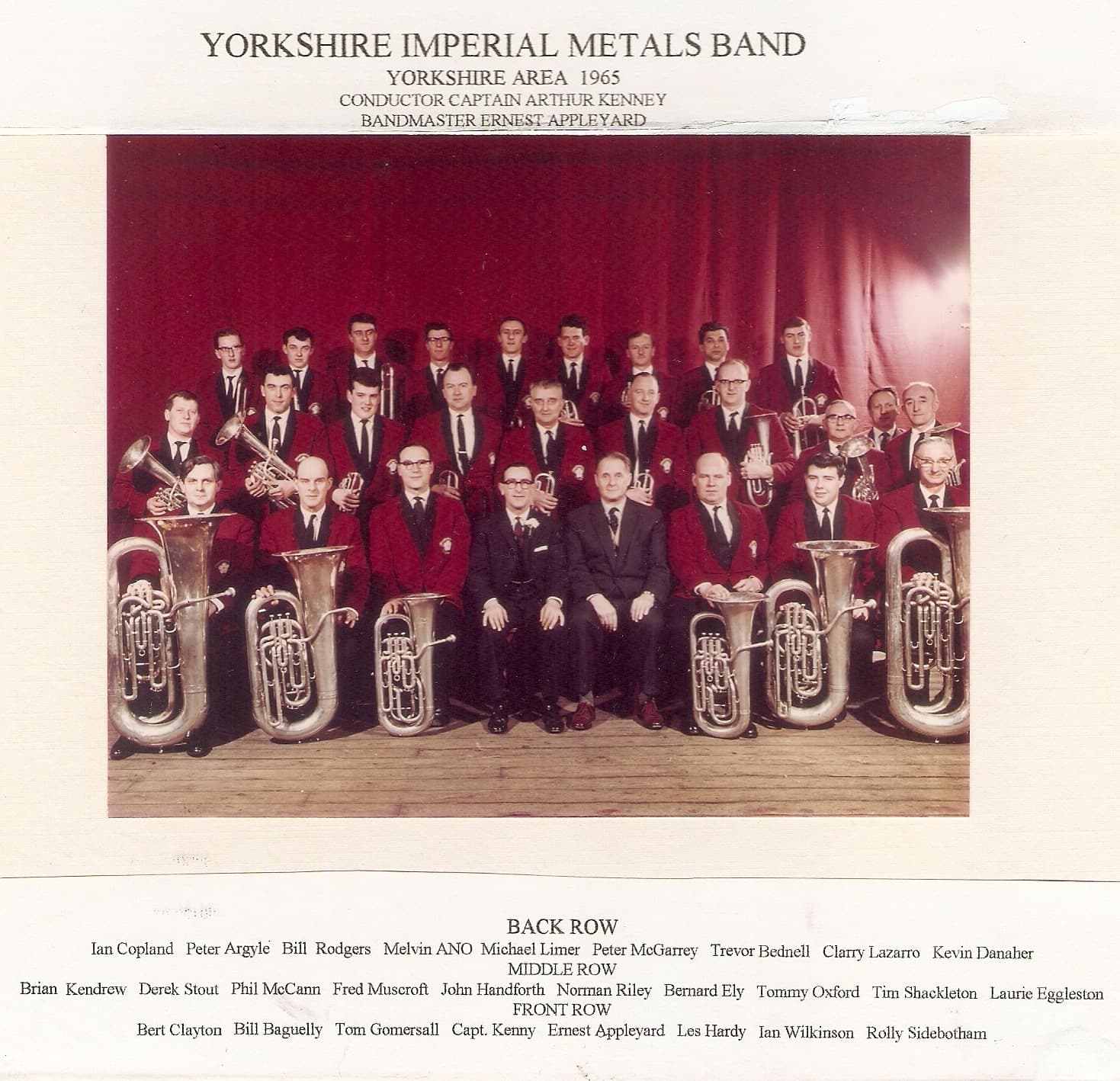 Yorkshire Area, 1965